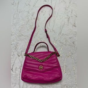 Hot Pink Tory Burch Top handle Handbag.